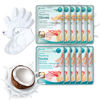 Picture of Epielle Intensive Repairing Masks for Hand and Foot - 6 Glove & 6 Socks Dry Hand, Dry & Cracked Heel to Toe Spa Masks Coconut Oil + Milk Extract,Mothers Day Gifts