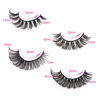 Picture of MilyBest 20 Pairs Russian Strip Lashes, D Curl Natural Look False Eyelashes Lash Strips, Fake Eyelash Extension 20mm 4 Styles Mixed Volume Eyelashes Sets Pack