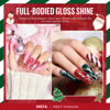 Picture of MEFA Christmas Gel Nail Polish Set Limited Edition, 12 Colors Burgundy Red Dark Green Glitter Gel Polish Winter Silver Gold Sparkle Nail Polish Manicure Soak Off DIY Salon Christmas Gifts for Women