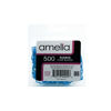Picture of Amelia Beauty | 500 Count 1/2" Rubber Bands | Premium US Made Rubber Hair Ties | Ideal for Ponytails, Braids & Beards | Strong All Day Hold | Convenient Re-closable Container | Blue
