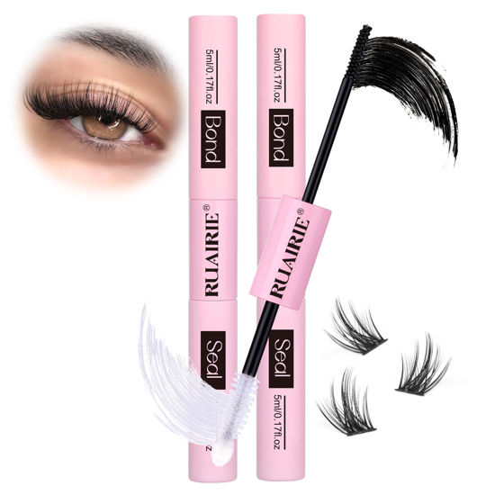 Picture of 2pcs Bond and Seal Lash Glue for Eyelash Clusters Lash Cluster Glue Strong Hold Lash Bond and Seal Waterproof Cluster Lash Glue by Ruairie