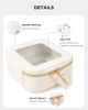 Picture of LETGO Clear Makeup Bags Small, Small Clear Makeup Bag for Purse,Mini Clear Makeup Pouch Purse Organizer Fit Carry-on Travel Essentials,Clear Cosmetic Bags for Car Accessories for Women (Mini-White)