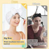 Picture of Shintop Skincare Headband, Soft Spa Headband Makeup Headwear with Cute Bow Elastic Hairband for Washing Face Facial Mask Showers（White）