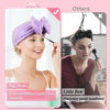 Picture of Shintop Spa Headband, Soft Makeup Headband with Cute Bow Elastic Face Wash Hairband for Skincare Facial Mask Showers（Purple）