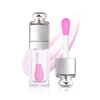 Picture of Hydrating Lip Glow Oil, Lip Oil Gloss Transparent Toot Tinted Nourishing Long Lasting Repairing Lightening Lip Lines (CLEAR TO PINK) 0.2 OZ