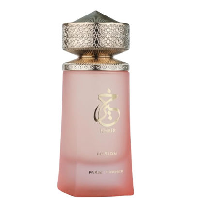 Picture of Paris Corner | Khair Fusion Lychee Perfume 3.4 Fl Oz | A Lychee Perfume Blending Fruity Notes of Lychee, Blackcurrant, and Red Apple with Floral Elegance for an Enchanting Aroma