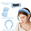 Picture of Ayesha Spa Headband for Women Sponge Headband for Washing Face Clouds Soft Hairband Makeup Headbands for Women Girls Shower Makeup Skincare (Blue)