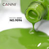 Picture of CANNI Green Gel Nail Polish, 1Pcs Pastel Lime Sage Light Green Gel Polish Bringt Mint Green Color Nail Polish Gel High Gloss Soak Off U V Gel Nail French Nail Manicure Salon DIY