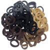 Picture of J-MEE Hair Bands Hair ties for Thick Hair 100PCS Seamless Cotton Simply Ponytail Holders Headband Scrunchies Hair Accessories No Crease Damage (Neutral Colors)