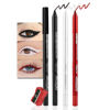 Picture of evpct 3Pcs Black & Red & White Gel Glitter Matte Metallic Eyeliner Pencils Set for Women Waterproof Smudge Proof lapiz de ojos delineador de ojos contra el agua Eye Liner Makeup 01 14 22