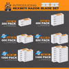 Picture of REXBETI 100PCS Single Edge Razor Blades, Industrial Razor Blades for Scraper, Suitable for Removing Labels, Decals, Stickers and Old Paint
