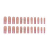 Picture of DANMANR Long Press on Nails Square French Fake Nails Full Cover Nude Acrylic False Nails for Women and Girls 24PCS (Pink Luxury)