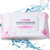Picture of Mivida Hypoallergenic Makeup Remover Wipes | Daily Cleansing Facial Towelettes with Vitamin E For Sensitive Skin | 50 Count Fragrance-Free, Alcohol-Free Face Wipes