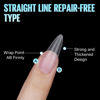 Picture of TOMICCA Short Almond Nail Tips, Press on Nail Tips Almond Half Cover Acrylic Nails Full Matte, No C Curve Fake Nail Tips for Nail Extension Art Home DIY Nail Salon 504Pcs 12 Sizes