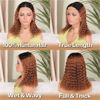 Picture of HIRIREMY Ombre Honey Blonde Deep Wave Lace Front Bob Wigs Human Hair for Black Women Wet and Wavy 13x4 HD Ombre Brown Short Curly Bob Wigs Human Hair Pre Plucked Wear and Go Glueless 1B/30 14 Inch