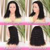 Picture of HIRIREMY Curly Bob Wig Human Hair Glueless 13x4 HD Wet and Wavy Short Jerry Curly Lace Front Bob Wigs for Black Women Human Hair Pre Plucked Natural Hairline with Baby Hair Wear and Go 14 Inch
