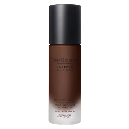 Picture of bareminerals Barepro 24HR Wear Matte Liquid Foundation Mineral SPF 20, Full Coverage Foundation Makeup for Mature Skin, Oil-Free, Vegan