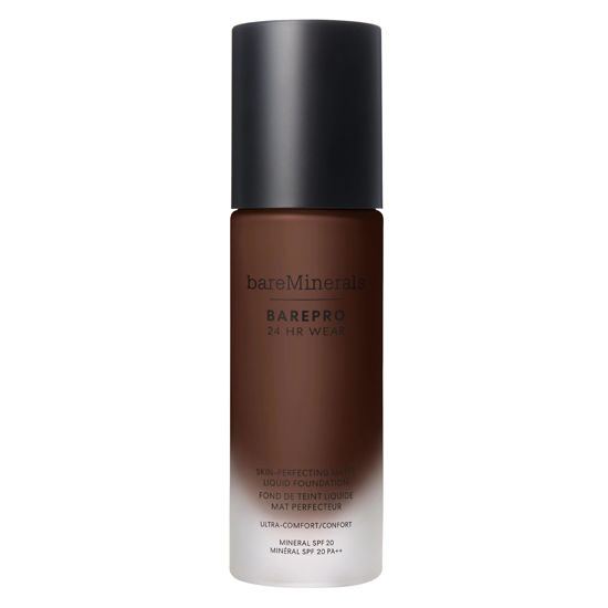 Picture of bareminerals Barepro 24HR Wear Matte Liquid Foundation Mineral SPF 20, Full Coverage Foundation Makeup for Mature Skin, Oil-Free, Vegan