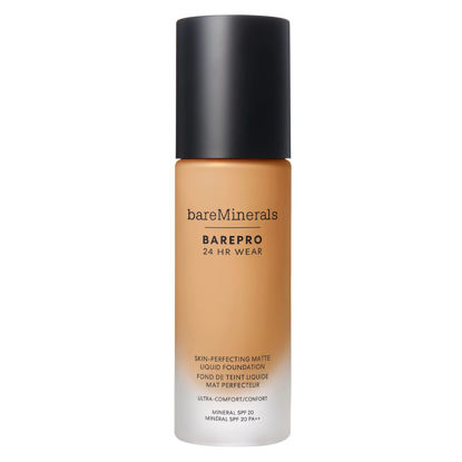 Picture of bareminerals Barepro 24HR Wear Matte Liquid Foundation Mineral SPF 20, Full Coverage Foundation Makeup for Mature Skin, Oil-Free, Vegan