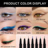 Picture of evpct 1Pcs Bronze Glitter Glittering Diamond Shimmer Liquid Eyeliner Eye Makeup Pencil Set, Sparkle Shimmer Colored Eyeliner Pen Waterproof Smudge Proof Long Lasting High Pigmented 03#
