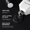 Picture of MelodySusie Hema Free Gel Nail Polish, 0.5 Fl Oz Thick Black Gel Polish, Non-Toxic, Long Lasting, Soak Off UV Nail Polish, Manicure Nail Design Salon DIY Nail Art at Home-480