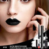 Picture of evpct 2Pcs Black Matte Liquid Lipstick and Lip Liner Gloss Stain Pencil Makeup Set DNM Long Lasting Dark Matte Lipstick 24H and with Lip Liner Set for Black women labiales mate 24 horas originales 19#