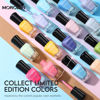 Picture of Morovan Pastel Nail Polish Set:Macaron Air Dry 15 Bright Colors 0.25oz Spring Summer Regular Fingernail Polish Bulk Nail Polish Kit Finger Nail Polish Gift Set for Women