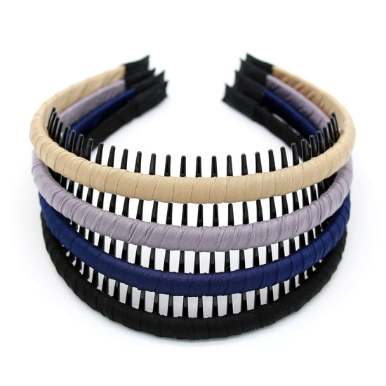 Picture of JOBAND Fashion Headbands for women Girls Non-slip hair band Comfy Headband Hair Hoop Resin teeth Comb Hair Accessories (4 Colors)