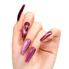 Picture of MAYCHAO 15ML Cat Eye Gel Nail Polish 1Pc Plum Gel Polish with Magnet Soak off Holographic Magnetic Nail Polish for Nail Art Manicure Salon DIY at Home, 0.5 OZ