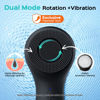 Picture of Face Scrubber Facial Cleansing Brush: 2 in 1 Spin and Vibration Patented Tech, Silicone Electric Exfoliator Scrubber with Automatic Foaming, Waterproof Face Cleanser Brush for Men and Women, Black