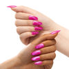 Picture of MAYCHAO 15ML Cat Eye Gel Nail Polish 1Pc Hot Pink Gel Polish with Magnet Soak off Holographic Magnetic Nail Polish for Nail Art Manicure Salon DIY at Home, 0.5 OZ