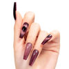 Picture of MAYCHAO 15ML Cat Eye Gel Nail Polish 1Pc Mysterious Red Gel Polish with Magnet Soak off Holographic Magnetic Nail Polish for Nail Art Manicure Salon DIY at Home, 0.5 OZ