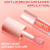 Picture of BANGFENG 2Pack Big Brush Head Hydrating Lip Glow Oil Plumping Lip Tint, Hydrating Lip Gloss Tinted Lip Balm Transparent Lip Care, Long Lasting Nourishing Non-sticky Fresh Texture (Cherry+Coco)