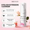 Picture of BREYLEE 60 ml* 2pcs Lash Shampoo for Lash Extensions, Brushes*4pcs, Eyelash Extension Cleanser, Lash Bath Wash Soap Foam Cleaner for Salon and Home Use