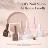 Picture of CANNI Gel Nail Polish Kit -6 Colors Nude Pink 9ML Gel Polish Set Skin Tones French Nail Neutral Brown Soak Off Gel Nail Kit Manicure DIY Manicure Salon DIY