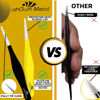 Picture of Super Sharp Pointed Tweezers Precision Fine Point Tip Ingrown Hair Tweezers Kit Best Pointed Tweezers for Women Chin Hair Removal - Extra Thin Tweezers Precision Stainless Facial Hair Remover for Face