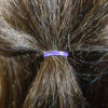Picture of Amelia Beauty | 500 Count 1/2" Rubber Bands | Premium US Made Rubber Hair Ties | Ideal for Ponytails, Braids & Beards | Strong All Day Hold | Convenient Re-closable Container | Purple and Fuchsia Mix