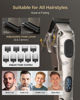 Picture of VGRPRO Hair Clippers for Men, Professional Cordless Hair Clippers and Trimmer Set, 4 in 1 Mens Beard Trimmer and Nose Ear Trimmer with Package Box