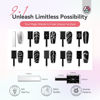 Picture of SAVILAND Cat Eye Magnet for Nails: 10PCS CatEye Gel Nail Polish Strong Nail Magnets Set 1000＋Styles Creation Magnetic Wand Quicker DIY Nail Art Tools for Enthusiasts Technicians Salon Home Studio