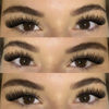 Picture of Clear Band Eyelashes 15mm Cat Eye Lashes Natural Look Wispy False Eyelashes 3D Short Fluffy Strip Eye Lashes Pack by Geeneiya, 7 Pairs
