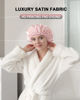Picture of YIZIJIZI Terry Lined Shower Cap,Triple Layer Large Cap for Women,Shower Cap Reusable Waterproof,Long Thick Hair(Pink)