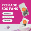 Picture of Eyesy Lash 500 Promade Fans | 5D 0.05 Size 9mm Curl CC | Eyesy Eyelash Extension Premade Lashes Volume Lash Extensions Pro Made Fans Eyelash Extensions Pestanas Pelo A Pelo False Eyelashes