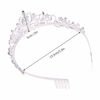 Picture of Didder Crystal AB Rhinestones Tiaras and Crowns for Women Headband Princess Elegant The Crowns for Women Tiaras and Crowns for Women with Comb Birthday Crowns for Women Tiaras for girls