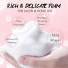 Picture of EMEDA Lash Shampoo for Lash Extensions Lash Cleaning Kit 150ml with Lash Fan Dryer Lash Extension Cleanser Oil Free Foam Soap Lash Bath with Rinse Bottle, Brush, Hair Band