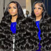 Picture of 30 Inch 13x6 Lace Front Wigs Human Hair 200% Density Body Wave Lace Front Wigs Human Hair Pre Plucked Glueless Wigs Human Hair Wigs 13x6 HD Lace Frontal Wigs Human Hair Lace Front Wigs for Women