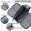 Picture of Elviros Toiletry Bag for Men, Large Travel Shaving Dopp Kit Water-resistant Bathroom Toiletries Organizer PU Leather Cosmetic Bags