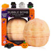 Picture of Halloween Bath Bomb for Kids with Surprise Halloween Toys Inside - Large Pumpkin Spooky Bath Bomb for Boys & Girls - Made in USA, Boo Basket Stuffers Halloween Gifts for Kids by Two Sisters