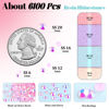 Picture of 6100Pcs Jelly Resin Rhinestones for Crafting with 2Pcs 10ml B7000 Jewelry Glue, 1 Box Flatback Crystals Diomand (Light Pink AB) for Bedazzling Crafts DIY Nail Art，Non Hotfix Gems for Clothing Shoes
