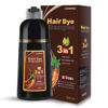 Picture of Hair Dye Shampoo Chestnut Brown Hair Color Shampoo for Gray Hair Coverage Herbal Hair Dye Shampoo 3 in 1 for Men and Women, Instant Color Shampoo