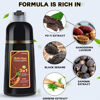 Picture of Hair Dye Shampoo Chestnut Brown Hair Color Shampoo for Gray Hair Coverage Herbal Hair Dye Shampoo 3 in 1 for Men and Women, Instant Color Shampoo